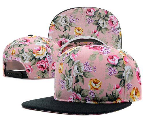 Floral Blank Snapback Hat 60d1